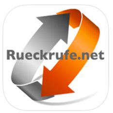 Rueckrufe.net als App für Ihr iPhone, iPod Touch oder iPad. Tippen Sie auf das Bild, um die App kostenlos herunterzuladen.