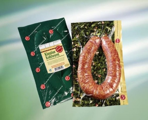 Kohlwurst im Ring (Foto: Fleischverarbeitung Kinnius)