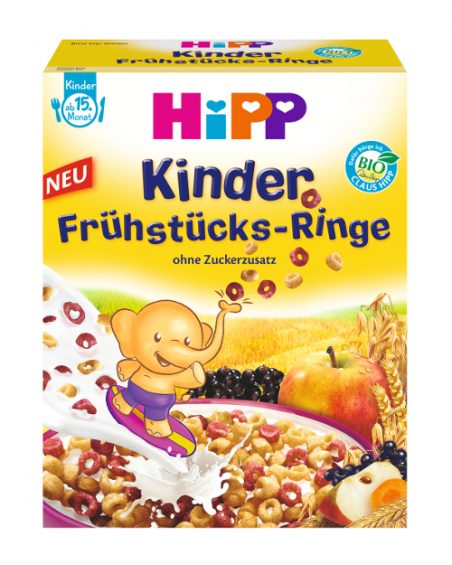 Kinder Frühstücks-Ringe von HIPP können Metalldraht enthalten.