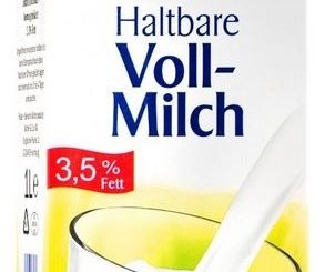 Rückruf wegen Gesundheitsgefahr: Milbona H-Milch vom Hersteller Fude + Serrahn und im Verkauf bei LIDL. (Foto: Fude+Serrahn Milchprodukte GmbH & Co. KG)