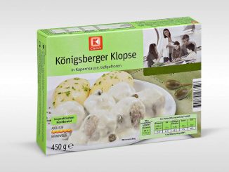 Rückruf: K-Classic Königsberger Klopse aus der Tiefkühlung. (Foto: Kaufland)