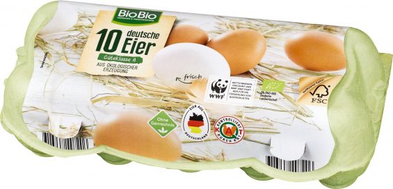 Gefahr durch mögliche Verunreinigung mit Salmonellen: Die Eifrisch Vermarktung erweitert ihren Rückruf auf Eier, die unter der Marke BioBio bei Netto Marken-Discount verkauft wurden.
